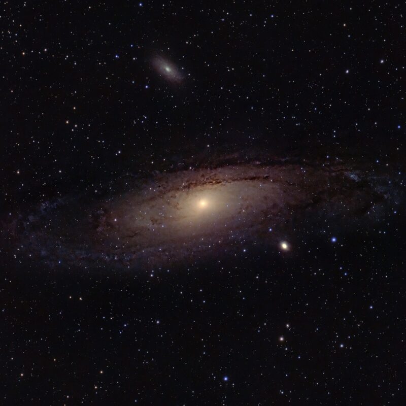 M31, the Andromeda Galaxy — stacked deep-sky exposure
